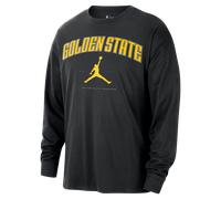 Nike Golden State Warriors Essential Men's Jordan NBA Long-Sleeve T-Shirt - Black - Cotton