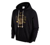 Nike Golden State Warriors Standard Issue Hoodie 'Black Gold' FB4274-010 L