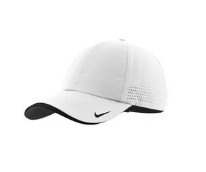 NIKE Golf - Dri-FIT Swoosh Perforated Cap, White