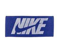 Nike Graphic Print Jacquard Towel - Royal Blue/White - One Size - Royal Blue/White - 100% Cotton