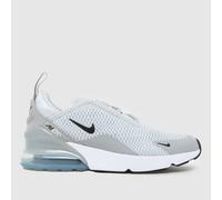 Nike Grey Multi Air Max 270 Junior Trainers UK 1 (EU 33)
