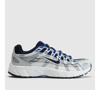 Nike Grey & Navy P-6000 Boys Youth Trainers UK 6 (EU 39)
