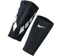 Nike Guard Lock Elite Football Guard Sleeves (1 Pair) - Black/White/White, M