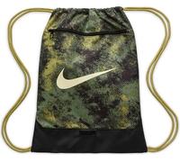 Nike Gym Bag Brasilia Drawstring 9.5 Camo AOP, Oil Green/Black/Coconut Milk, FZ2613-386, MISC, Oil Green/Black/Coconut Milk, One size, Sport, Oil Green/Black/Coconut Milk, Taille unique, Sport