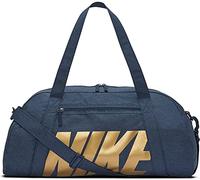 Nike Gym Club Unisex Sports Bag Obsidian/Obsidian/Metallic GOL, One Size