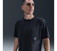 Nike Gym Heritage Men's Dri-FIT Short-Sleeve Training Top - Black - Cotton/Polyester L