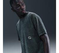 Nike Gym Heritage Men's Dri-FIT Short-Sleeve Training Top - Green - Cotton/Polyester S