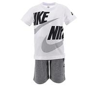 NIKE HBR CARGO FIT 66J213 SET (24 Months, White/Grey/Black-GEH)