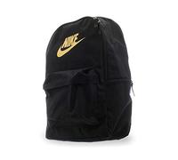 Nike Heritage Backpack - 2.0, Black/Black/Metallic Gold, Misc