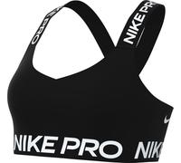 Nike Pro Women's Light-Support Padded Sports Bra - Black - Polyester/Elastane S