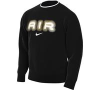 NIKE HM0177-010 M NSW SW AIR CREW FLC BB,BLACK Sweatshirt Men's BLACK/METALLIC GOLD Size XS