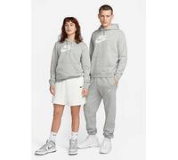 Nike Women's Sportswear Club Fleece Sweatshirt, Grey-White, XL