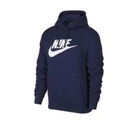 Nike Men's M NSW Club Hoodie PO BB GX Sweatshirt, Midnight Navy/Midnight Navy/White, S