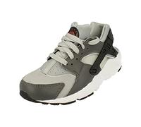 NIKE Huarache Run GS Trainers DX1091 Sneakers Shoes (UK 5.5 us 6Y EU 38.5, Wolf Grey Black Dark Grey 001)