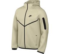 Nike HV0949-234 Men's Hooded Sweatshirt with Zip Tech Fleece Beige, Beige/Black, S