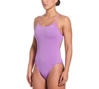 NIKE HydraStrong Solid Cutout One Piece Swim Bright Violet