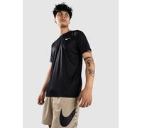 Nike Swim Hydroguard Essential Short Sleeve Rash Guard Black L Men