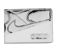Nike Icon Air Max 90 Card Wallet Chrome Card Case Card Holder Slim Wallet Credit Card Case Accessory, Metallic Silver/White/Metallic Silver, One Size