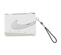 Nike Icon Blazer Wristlet Large Document Wallet Clutch Bag with Metallic Strap Silver