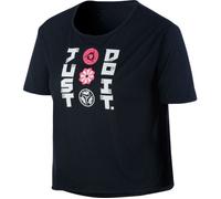 Nike Icon Clash T-Shirt XS Women - Black/White for Running & Training, Comfortable Fit
