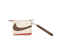 Nike Icon Cortez Wristlet Document Wallet Clutch Bag with Ivory Skin Strap, beige, Medium