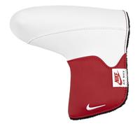NIKE ICON GOLF BLADED PUTTER HEADCOVER - PLATINUM / WHITE / RED