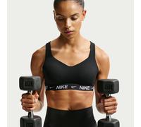 Nike Indy High-Support Women's Padded Adjustable Sports Bra - Black - Polyester/Elastane XXS