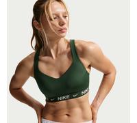 Nike Indy High-Support Women's Padded Adjustable Sports Bra - Green - Polyester/Elastane XS