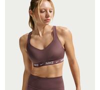 Nike Indy High-Support Women's Padded Adjustable Sports Bra - Purple - Polyester/Elastane XXS
