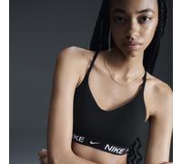 Nike Indy Light-Support Women's Padded Adjustable Sports Bra - Black - Polyester/Elastane XXL