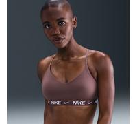Nike Indy Light-Support Women's Padded Adjustable Sports Bra - Purple - Polyester/Elastane S
