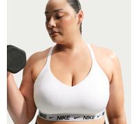 Nike Indy Light-Support Women's Padded Adjustable Sports Bra - White - Polyester/Elastane