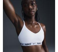 Nike Indy Light-Support Women's Padded Adjustable Sports Bra - White - Polyester/Elastane XXL