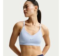 Nike Indy Women's Light-Support Padded Adjustable Sports Bra - Blue - Polyester/Elastane M