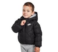 NIKE Infant Jacket Kids Hooded Jacket Just Do It Full Zip Padded Coat Black 86K082KOU New (UK, Age, 3 Months, 6 Months, Black)