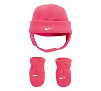 NIKE Infant/Toddler Boy's 2-Piece Swoosh Fleece Hat & Mittens Set