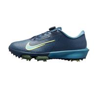 Nike Infinity Tour BOA 2 Golf Shoes (Wide) (Armory Navy/Smokey Blue/Light Lemon Twist), Armory Navy/Smokey Blue/Light Lemon Twist, 8.5