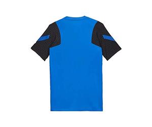 Nike INTER M Nk Brt STRK Top Ss T-Shirt - Blue Spark/Black/(Tour Yellow) (No Sponsor-PLYR), X-Small