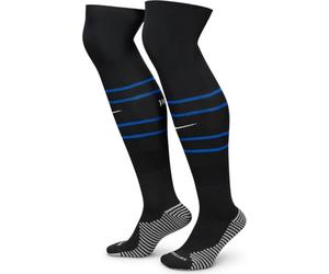 Nike Inter Milan Strike Home/Away Knee-High Football Socks Dri-Fit Technology, Black/Lyon Blue/White, FQ0250-010, L