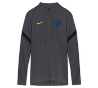 Nike Inter Mnk Dry Strk Dril Top Cl Long Sleeved T-Shirt - Dark Grey/Black/(Tour Yellow) (No Sponsor-3RD), Small