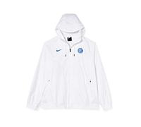 Nike INTER Nsw WR WVN AUT Sport Jacket - White/White/White/(Blue Spark) (No Spon-Player), M