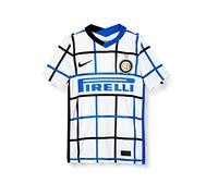 Nike Inter Y Nk BRT Stad JSY Ss AW T-Shirt - White/(Black) (Full Sponsor), X-Large