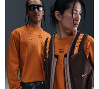 Nike ISPA Long-Sleeve T-Shirt - Orange - Cotton S