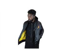 Nike J SPRT DNA Hbr Satin JKT Sport Jacket - Black/Amarillo, M
