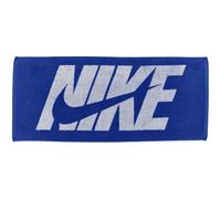 Nike Jacquard Towel Medium Graphic Sports Towel Fitness Training Gym Towel, White/Game Royal/White, One Size