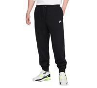 Nike Joggers Mens Black Club Embroidered Logo Brushed Fleece Tapered Leg Trouser