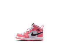 Nike Jordan 1 Mid Baby/Toddler Shoes - Pink 8.5