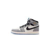Nike Jordan 1 Retro High OG 'Black & White' Younger Kids' Shoes - Grey 10.5