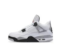 Nike Jordan 4 Retro Mens Shoes Size, Summit White/Fire Red, 8.5