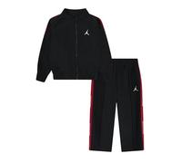 NIKE Jordan Acetate Essentials Boys' Tracksuit, Black, Black/Red/White, 8-10 anni